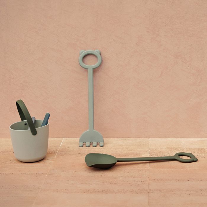 Liewood Hilda Strandset Schaufel & Hake dusty mint peppermint Set