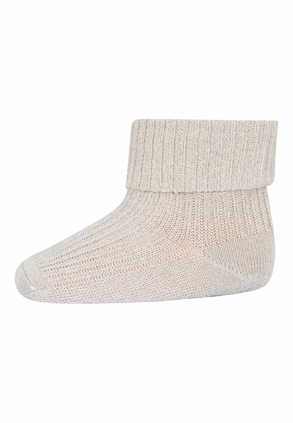 Mp Denmark Ida Socken mit Glitzer ecru