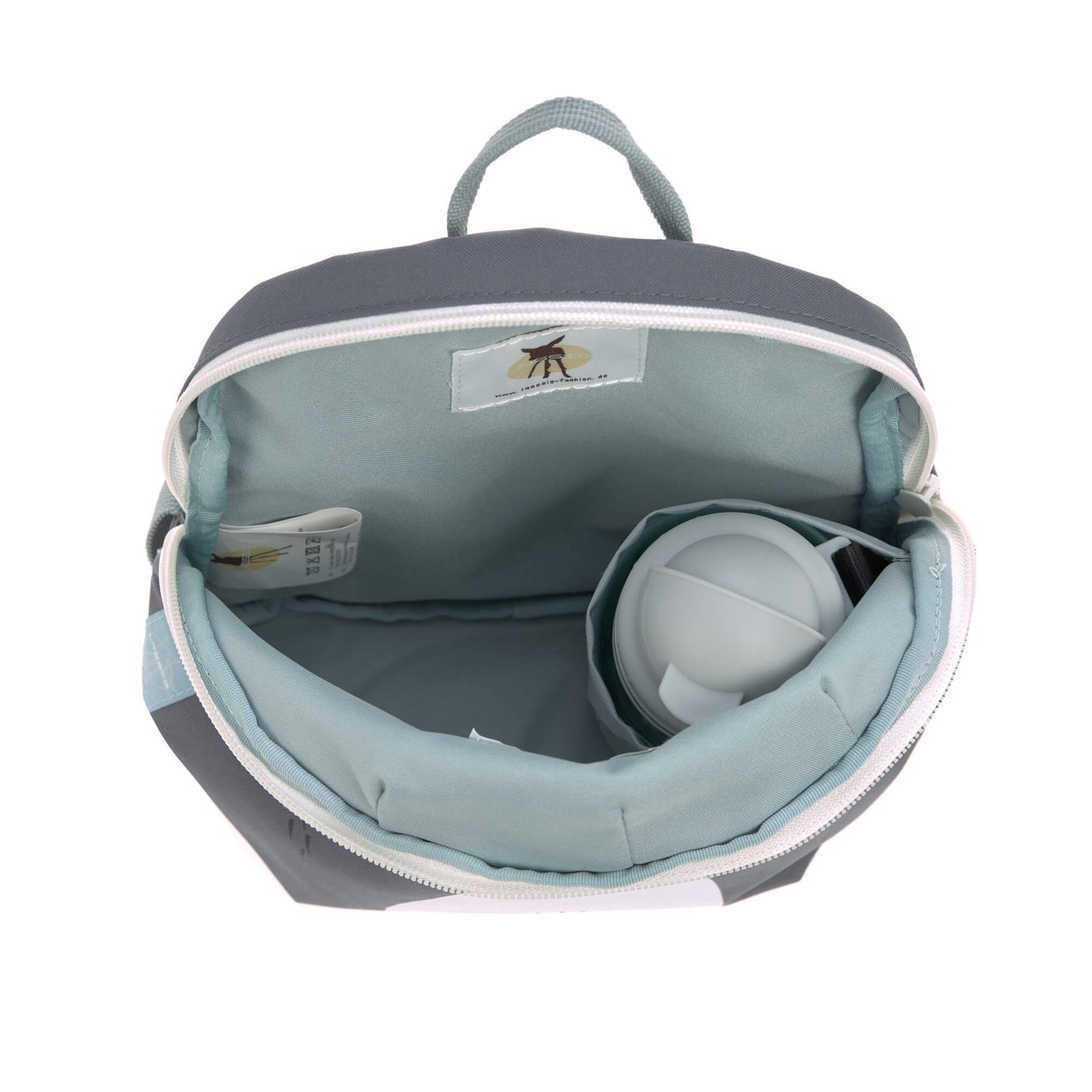 Lässig Rucksack, Tiny Backpack, Waschbär grau