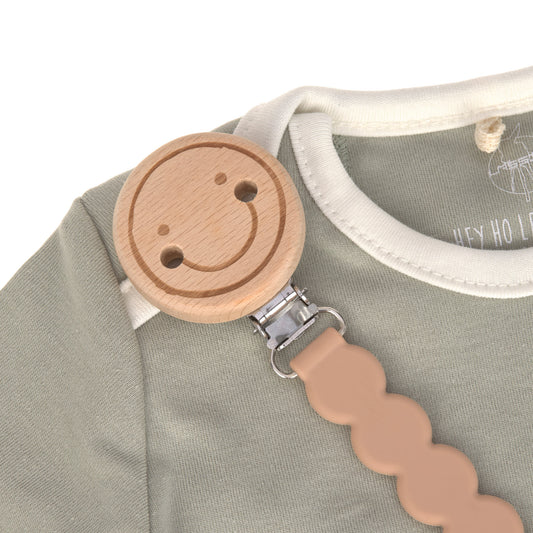 Lässig Schnullerhalter tiny smile maple