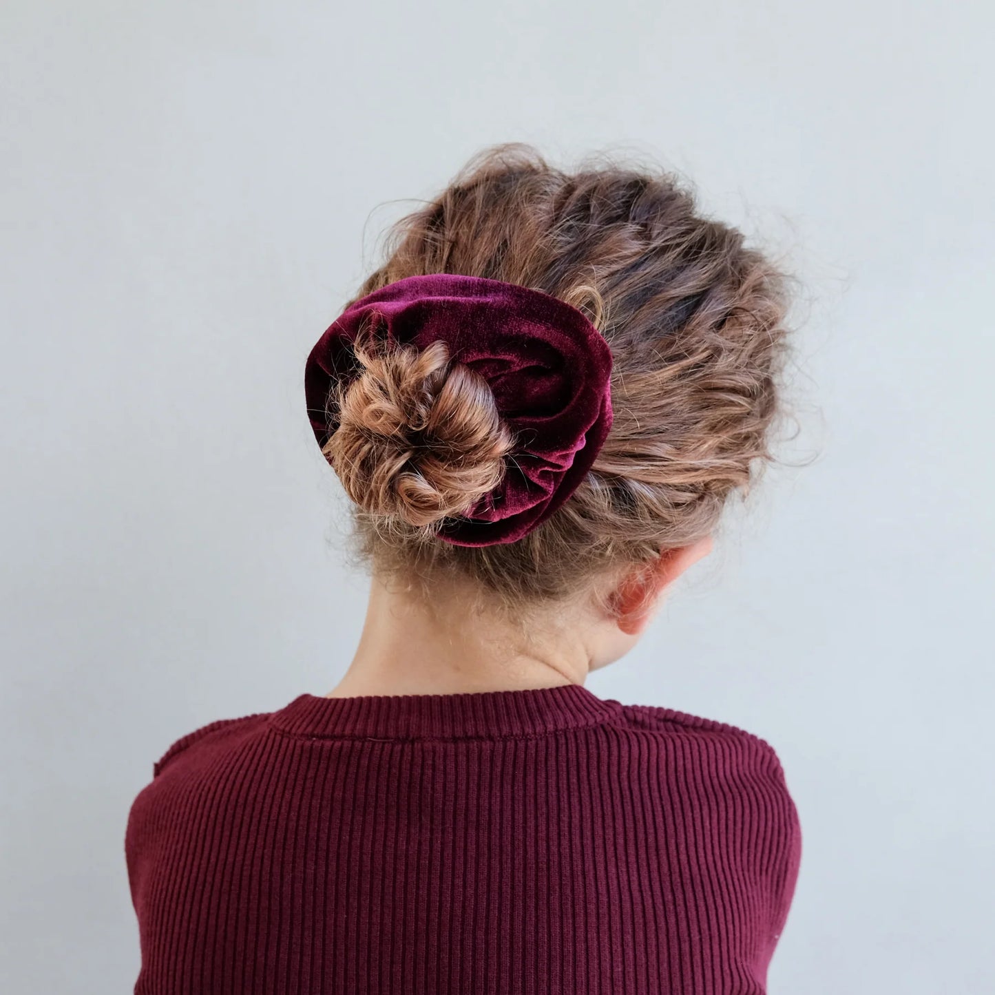 Mimi&Lula Scrunchies 2er-Pack, Weihnachten, kariert rot