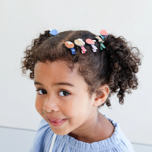Mimi & Lula Haarclips Igel Fliegenpilz Fuchs, 8er Pack