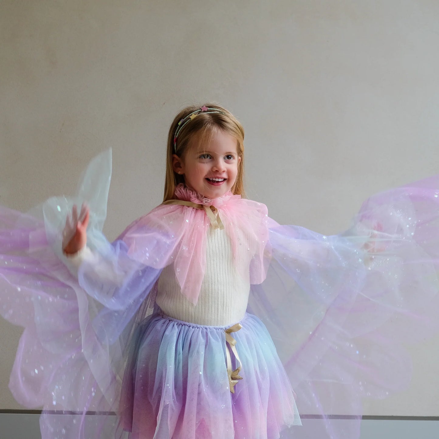 Mimi & Lula Tüllrock Tutu pastell bunt mit Sternen