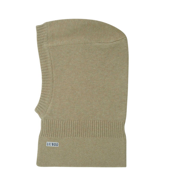 Lil Boo Organic Balaclava light brown, Mütze