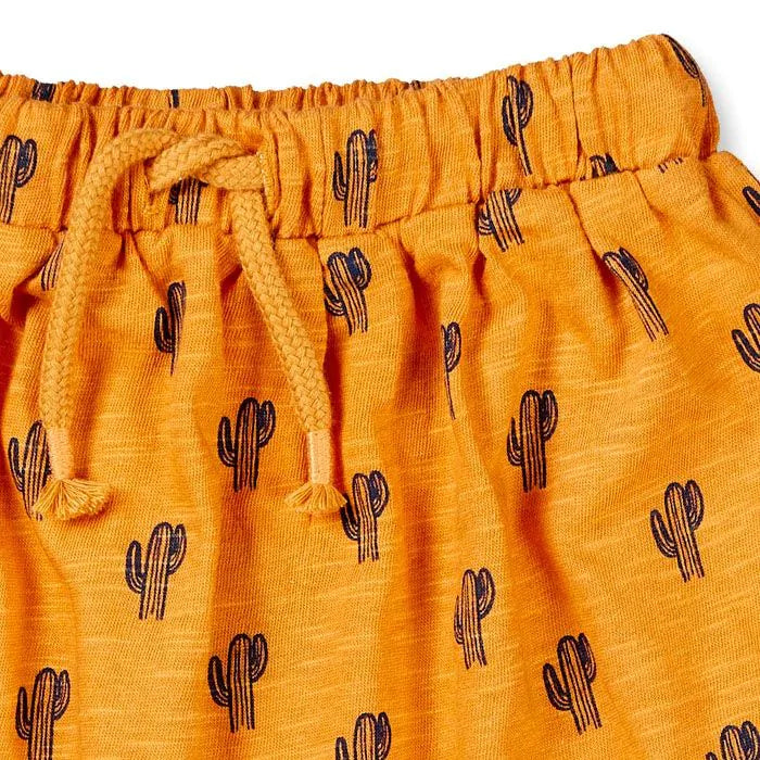 Sense Organics Magesh baby shorts Kaktus curry