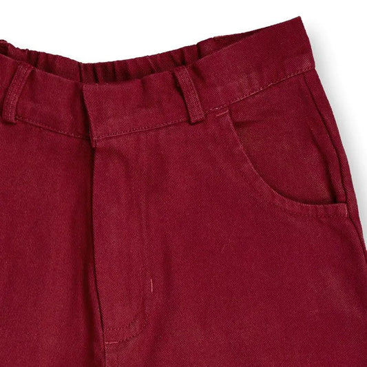 Sense Organics Sana Jeans Culotte tibetan red