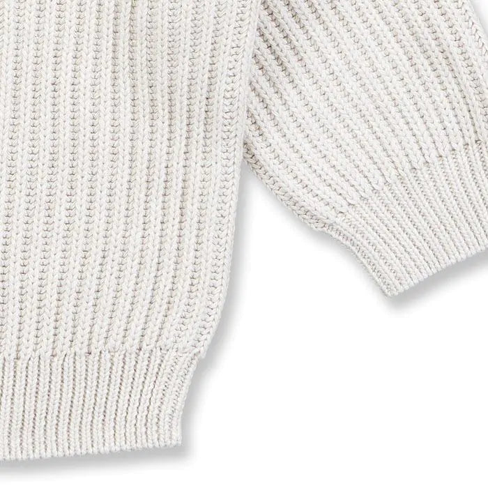 Sense Organics Varuny Strickpullover Knitted Baby Sweater Oatmeal
