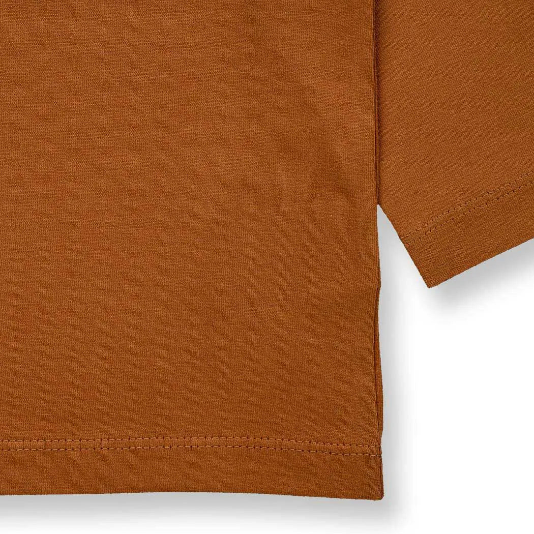 Sense Organics Elan Baby Shirt, Hazelnut + Woodland Bär