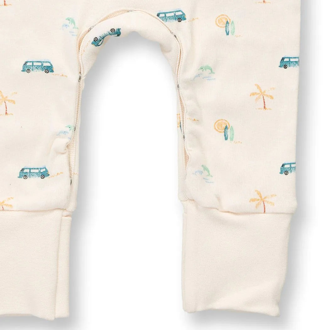 Sense Organics Tona Baby Romper Body Langarm, AOP Camper