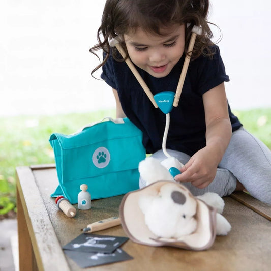 Plan Toys Tierarzt-/Tierärztin-Set, Tasche