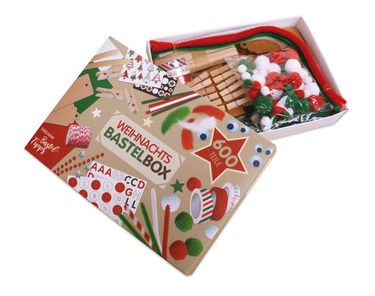Bell Trade Bastel-Box 600 Teile Weihnachten