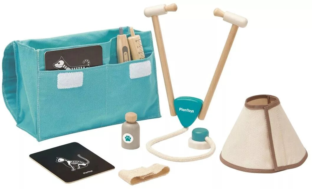 Plan Toys Tierarzt-/Tierärztin-Set, Tasche