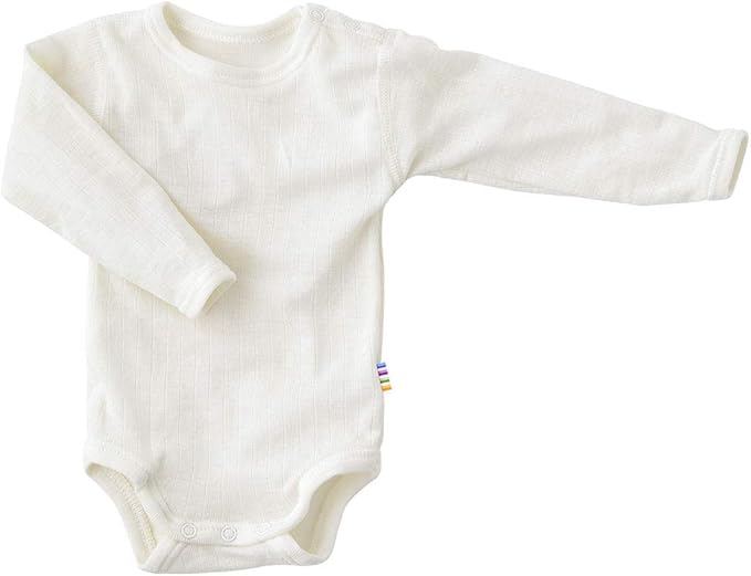 Joha Langarm-Body off white, Merinowolle/ Seide