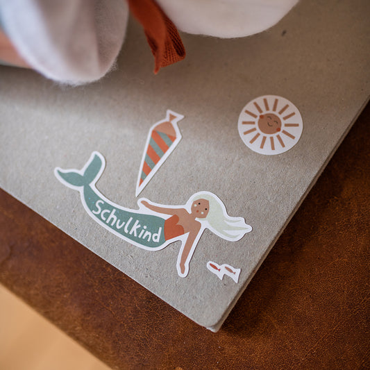 Ava&Yves Klebe-Sticker Schulkind, Under the Sea, Meerjungfrau