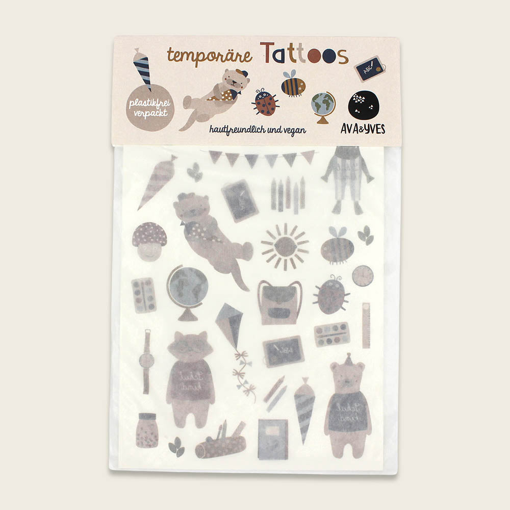 Ava&Yves Tattoos Schulkind, Nature Kids
