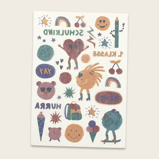 Ava&Yves Tattoos Schulkind, Sunny and Friends