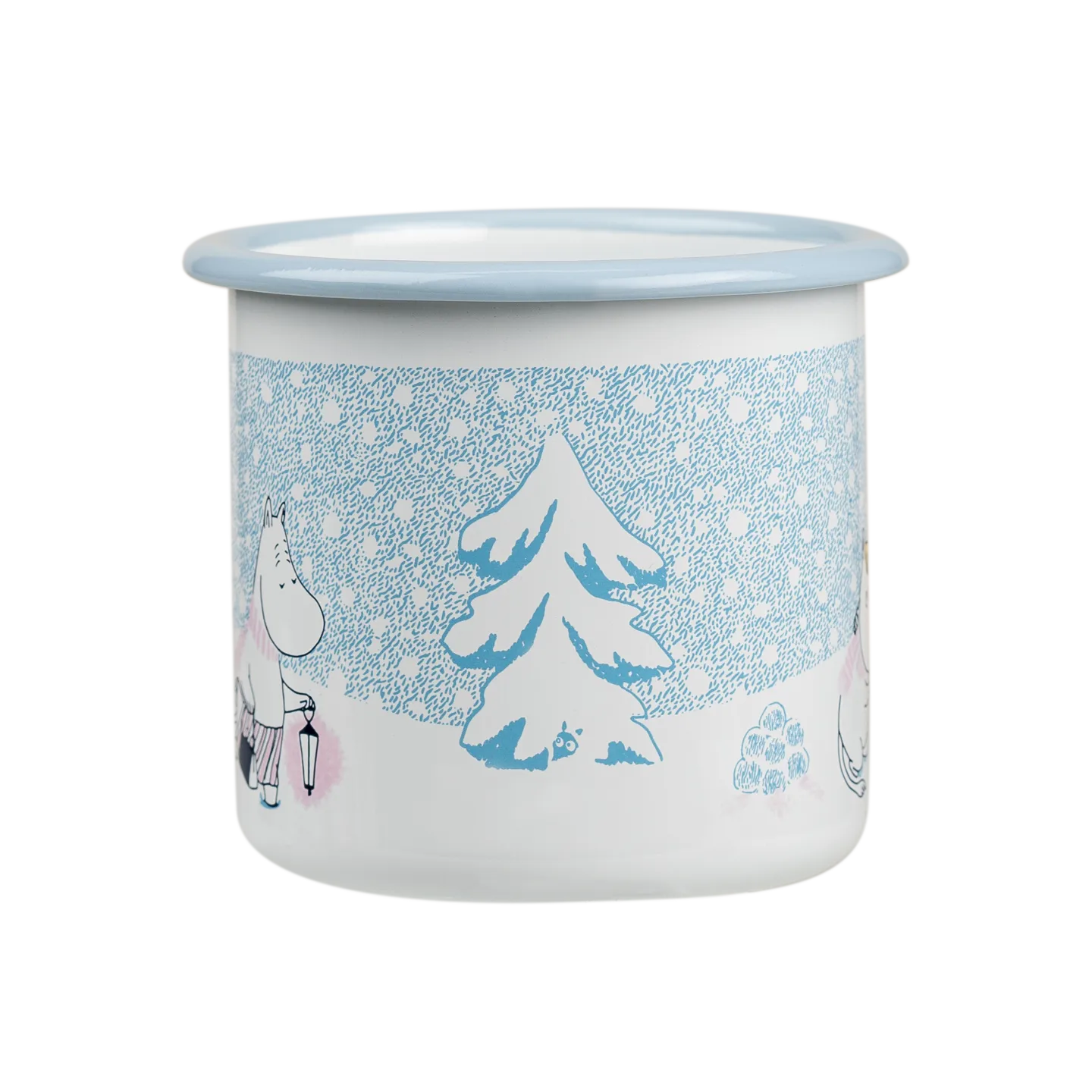 Muurla Moomins Becher aus Emaille 3,7dl Snowfall
