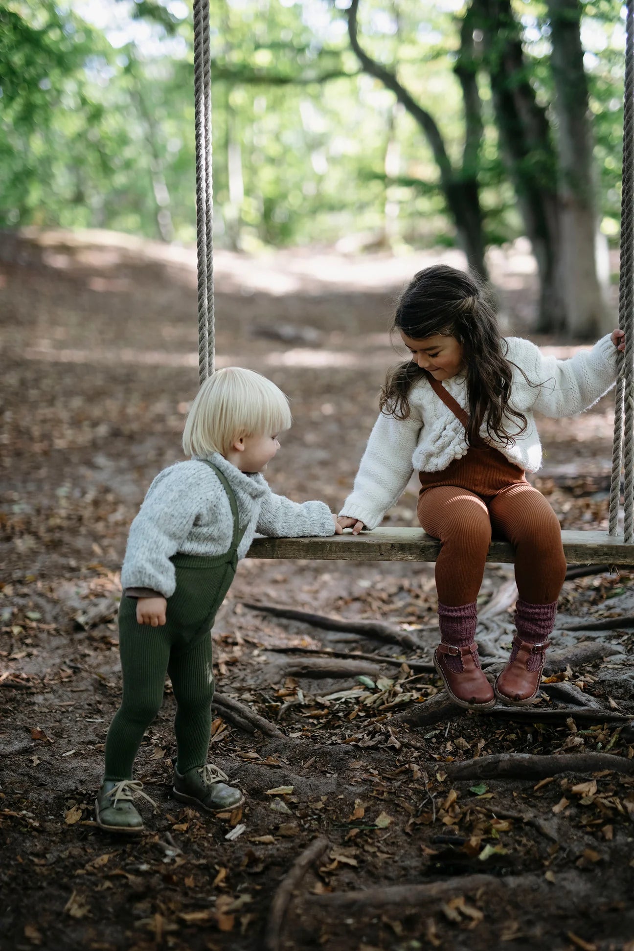 Silly Silas Leggings aus Baumwolle (GOTS) cinnamon