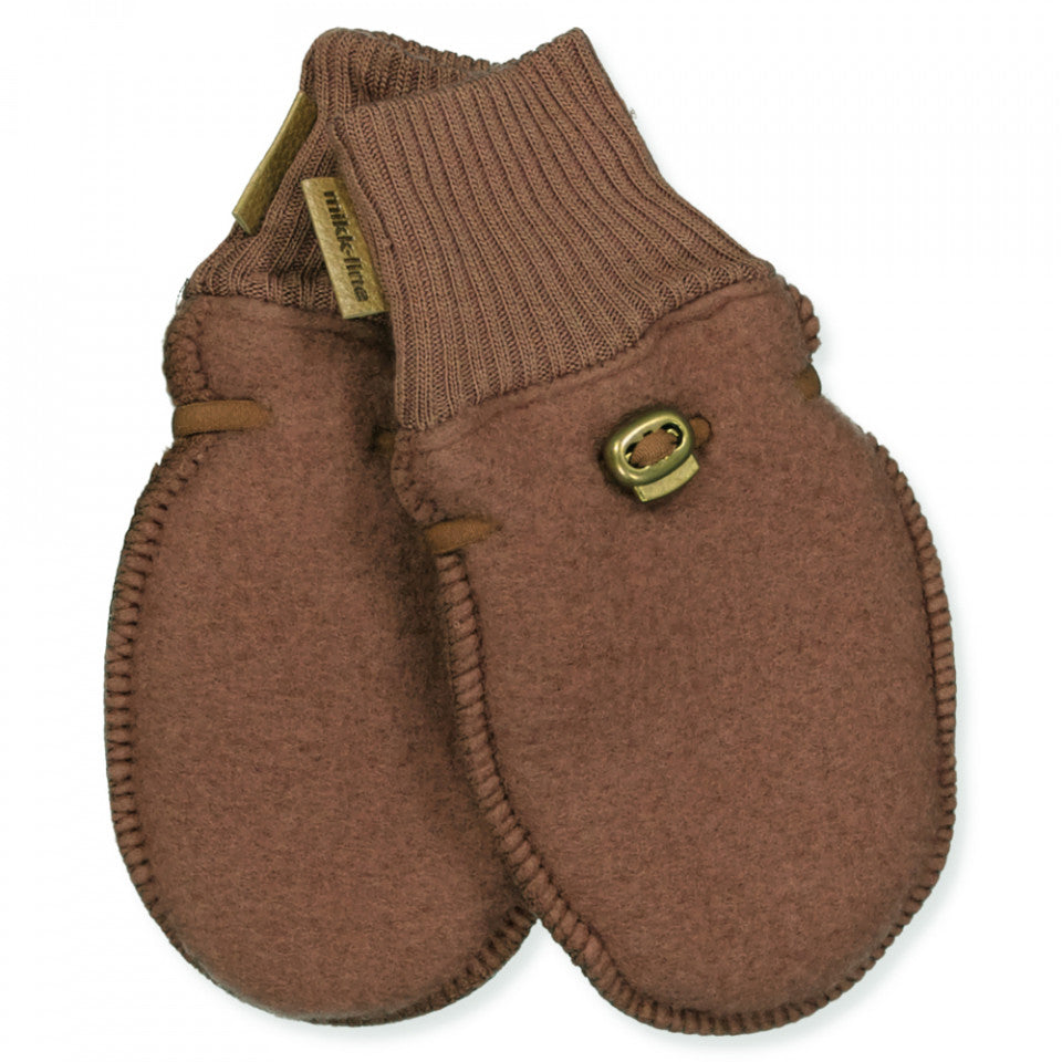 Mikk-Line Handschuhe aus Wolle Mink