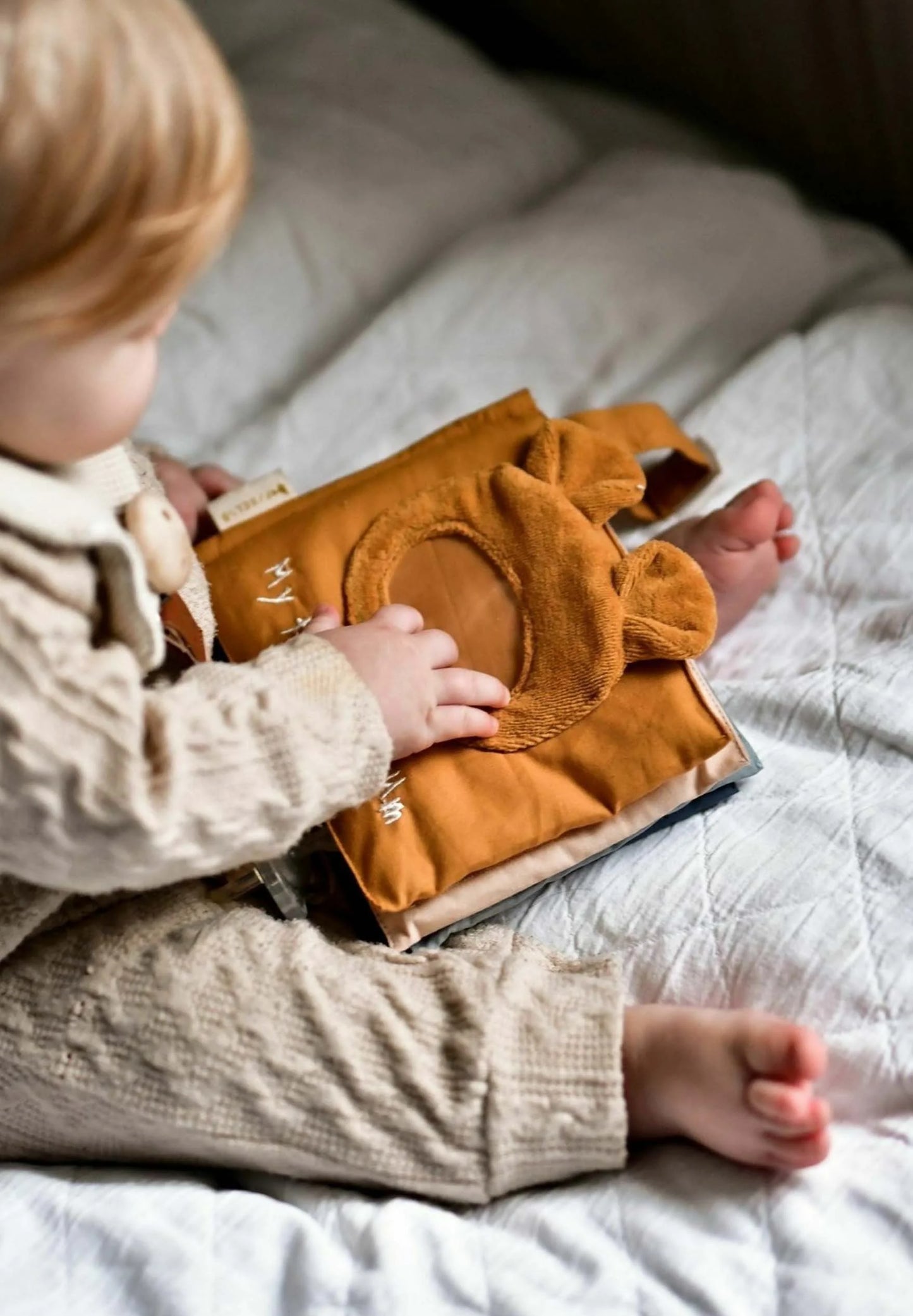 Fabelab Familienalbum, aus Stoff, Fotoalbum für Babys, wood thrush
