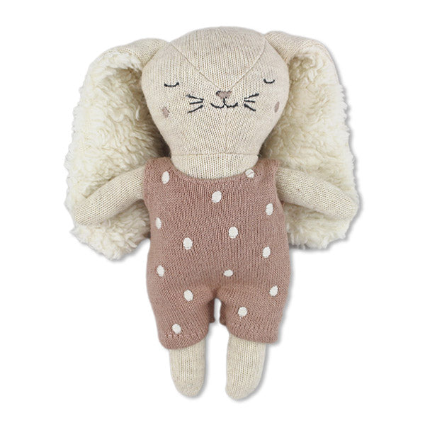 Ava&Yves Babyrassel Hase mit Anzug, puderrosa