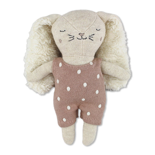 Ava&Yves Babyrassel Hase mit Anzug, puderrosa