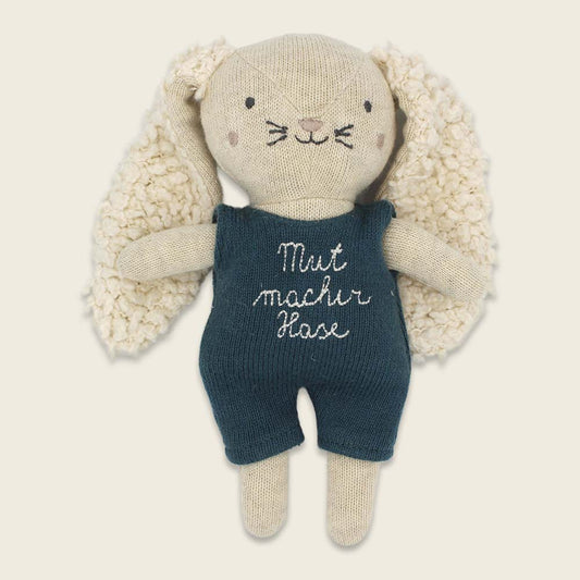 Ava&Yves Mutmacher-Hase mit Anzug, blau