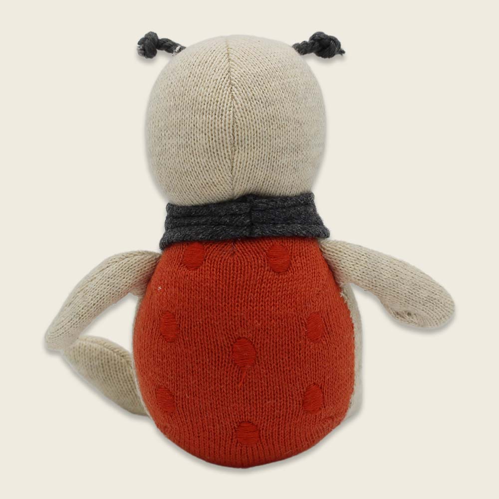 Ava&Yves Marienkäfer „Glücksbringer“, creme/rot/anthrazit