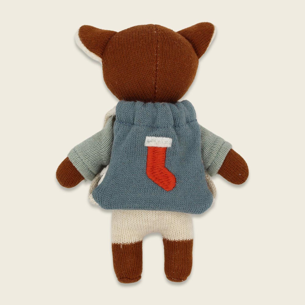 Ava&Yves Mini-Kuscheltier Xmas Reh mit Rucksack