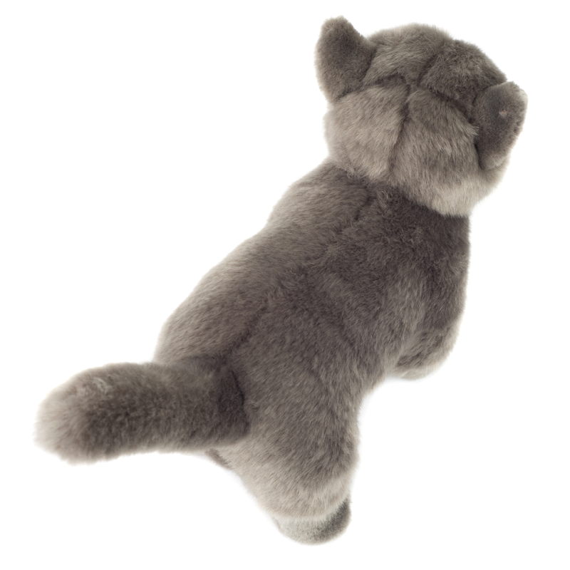 Teddy Hermann Kartäuserkatze stehend 20 cm - Plüschtier - Stofftier