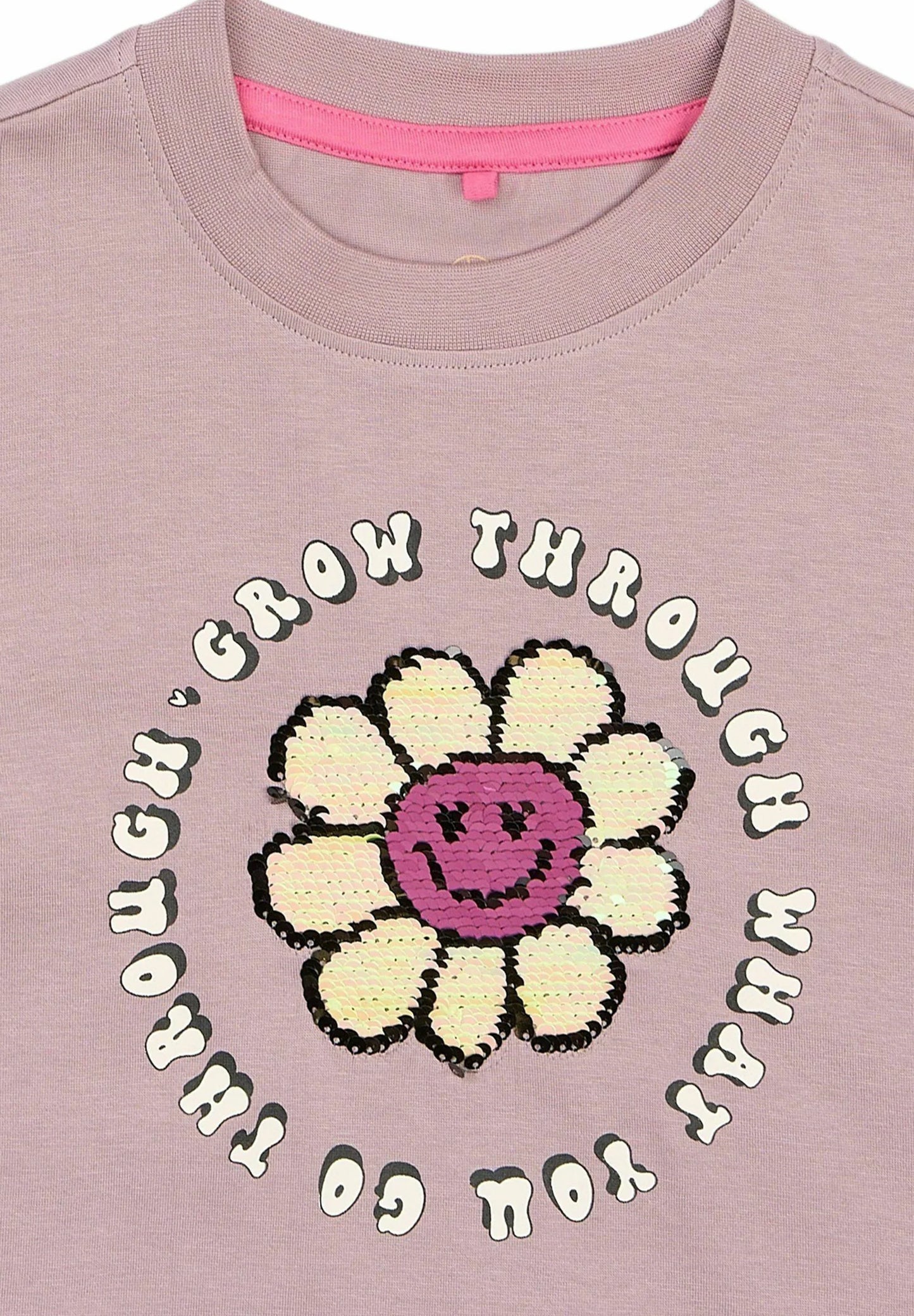 The New TNSkye T-Shirt lavendel, Sea fog, Wendepailletten