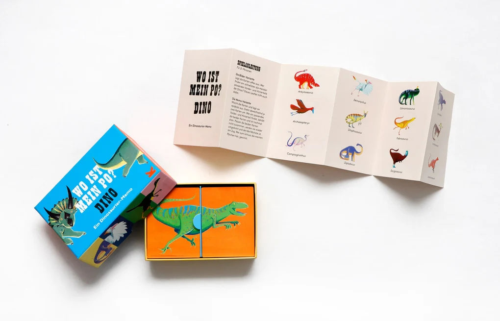 Laurence King Verlag, Dino-Memo - Wo ist mein Po? - Dino