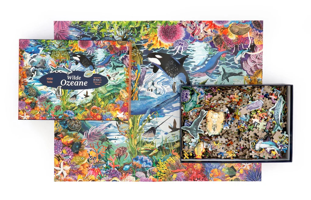 Laurence King Verlag, Wilde Ozeane, 100 Teile Puzzle