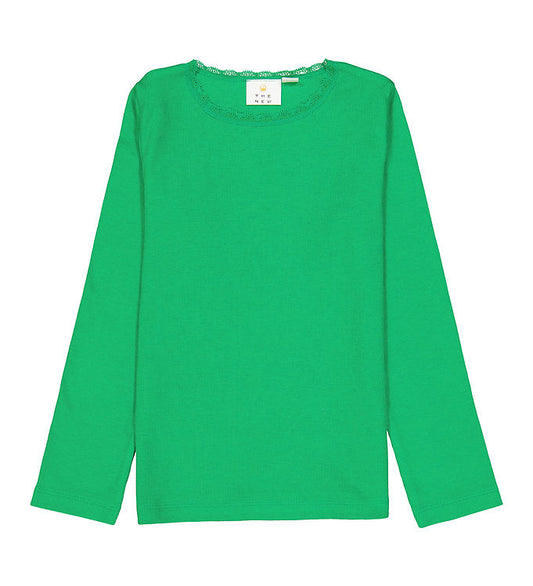 The New Tnbailey L_S Tee Bright Green, Langarmshirt grün