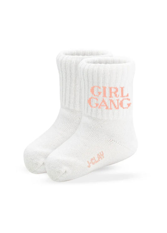 J.Clay Tennissocken weiß Girl Gang