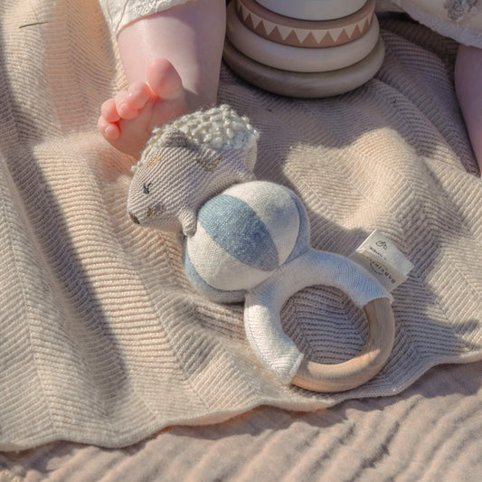 Baby Bello Rassel "Henny the Hedgehog" Igel, Sky Blue Circus Ball