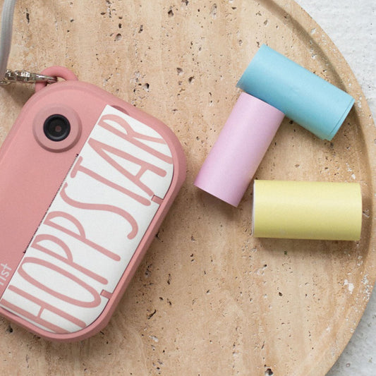 Hoppstar Papierrollen - farbig - 3er Nachfüllpack - für Hoppstar Artist Kamera