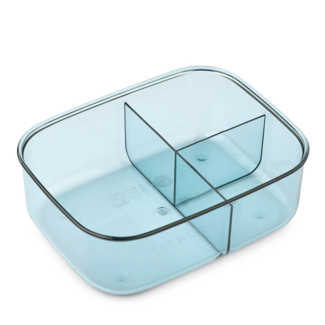 Liewood Arthur Tritan-Lunchbox Race cars / Beach blue