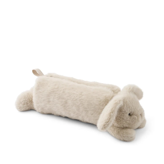 Liewood Dalina Kaninchen-Plüschbeutel Mist, Federmappe Hase beige