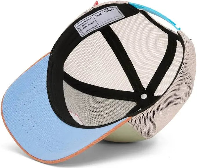 Hello Hossy Cap, hellgrün, orange, "cool kids only"