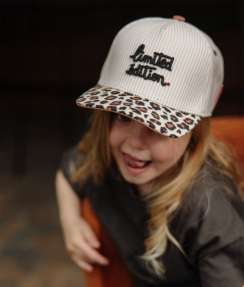 Hello Hossy Cap, leopard, gestreift, "limited edition"