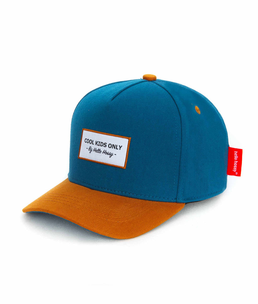 Hello Hossy Cap, dunkelblau, orange, "Cool Kids only"