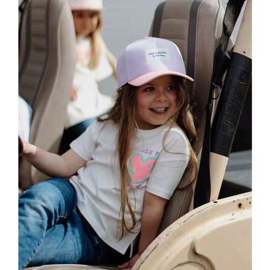 Hello Hossy Cap, lavendel, rosa, "Cool Kids only"