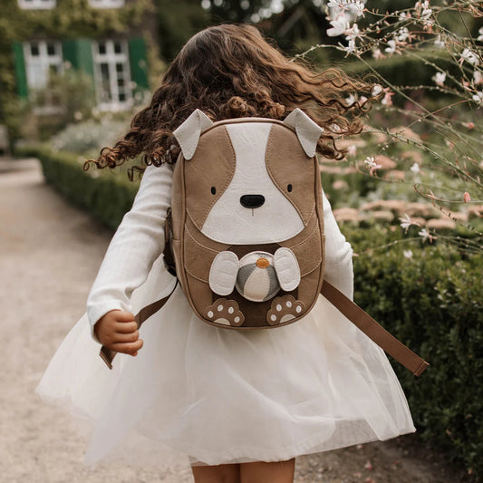 Little Who großer Rucksack Hund Henri coca mocha