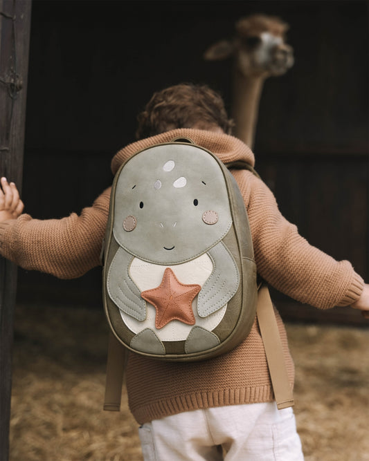Little Who Rucksack Schildkröte Marta, dark green