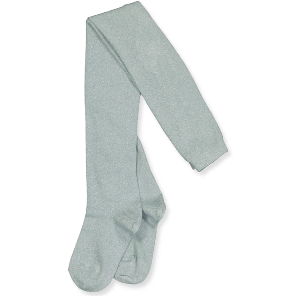 Mp Denmark Glitter Tights, Strumpfhose mit Glitzer, grey mist, hellblau