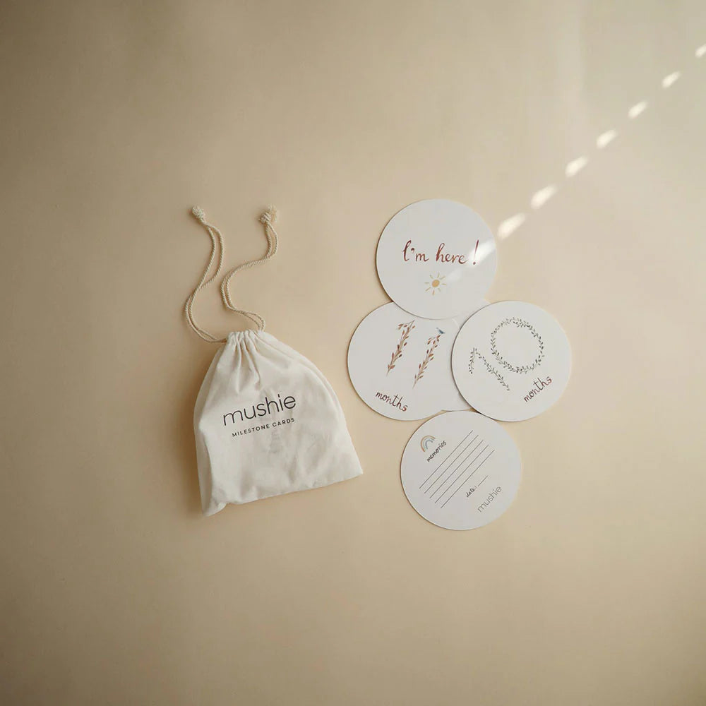 Mushie Meilenstein-Karten
