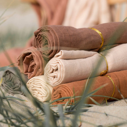 Baby Bello Musselintuch Toasted Almond