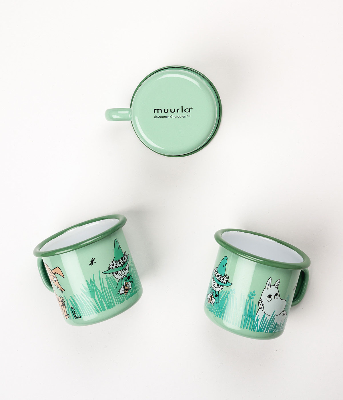 Muurla Moomins Becher aus Emaille, Boys, 2,5dl
