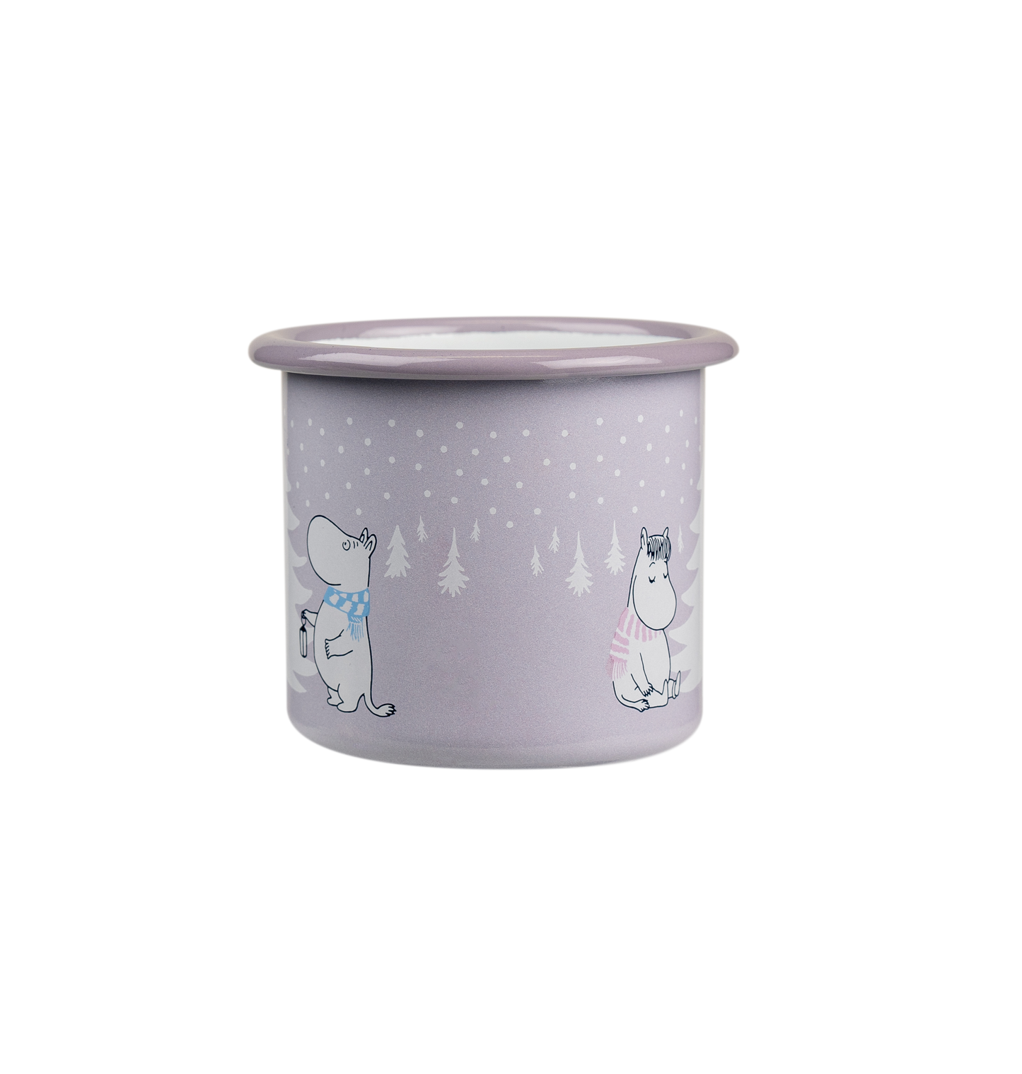 Muurla Moomins Becher aus Emaille 2,5dl Snowfall